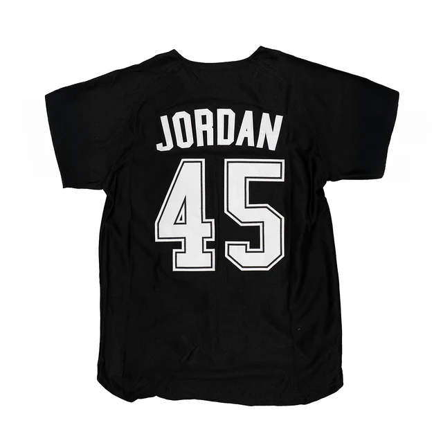 MICHAEL JORDAN BASEBALL JERSEY (BLACK)