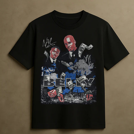 BELLY T-SHIRT (BLACK)