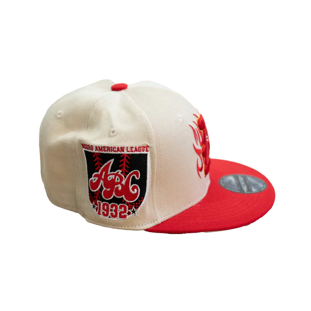 ATLANTA BLACK CRACKERS FITTED HAT (CREAM)