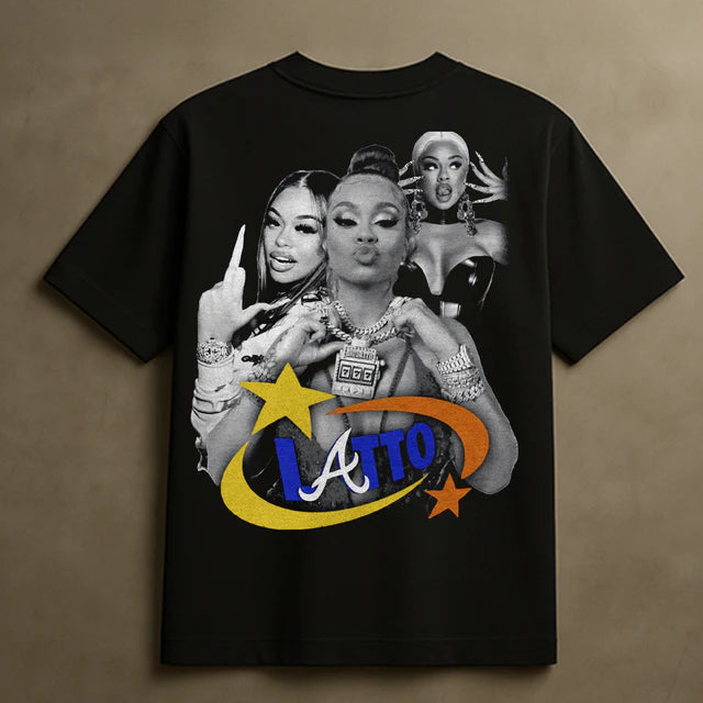 LATTO 777 T-SHIRT (BLACK)