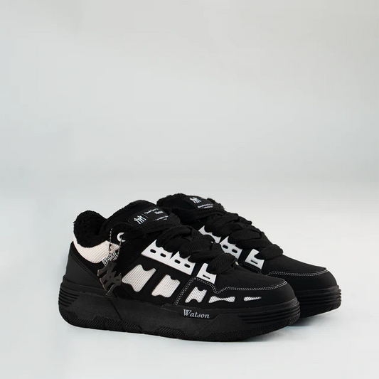WATSON CHUNKY BONES SNEAKERS (BLACK/WHITE)