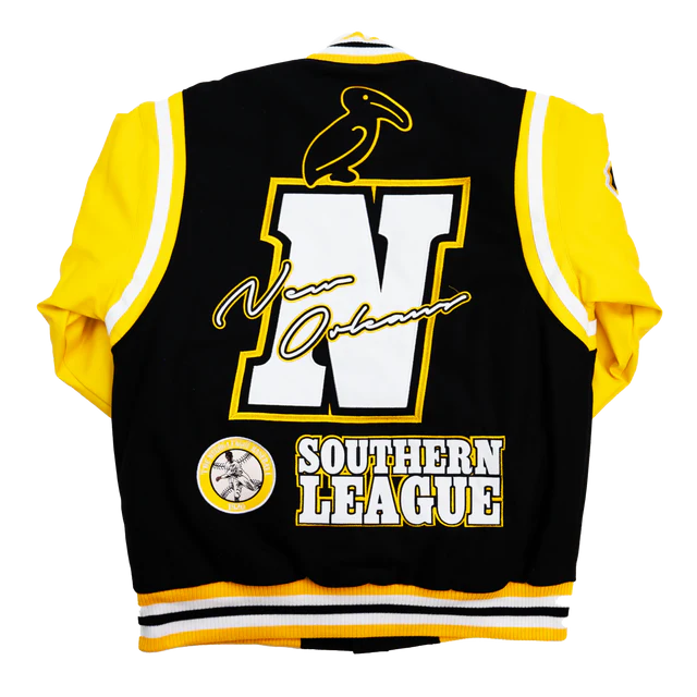 NOLA PELICANS VARSITY JACKET (BLACK)