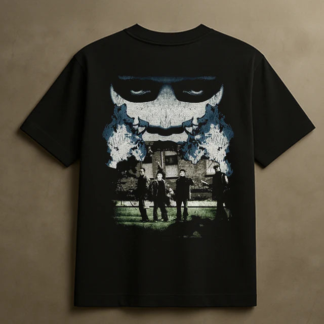 DEAD PRESIDENTS COLOR T-SHIRT (BLACK)