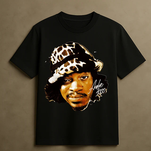 ANDRE 3 STACKS T-SHIRT (BLACK)